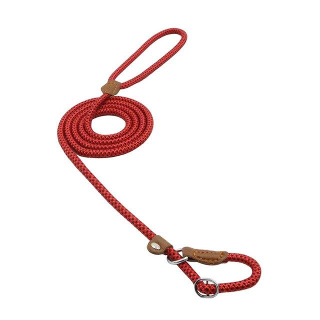 Nylon Dog Collar and Lead Set | Adjustable | Double Stitched | 4 Sizes