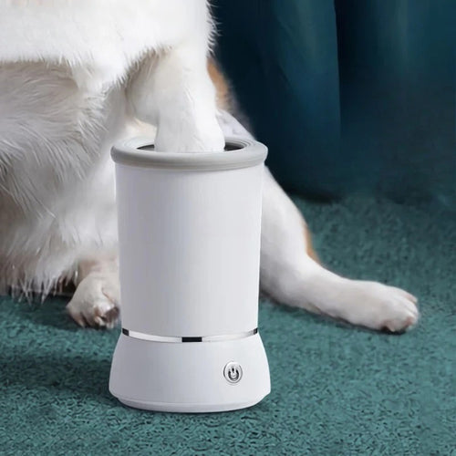 Automatic Pet Paw Cleaner | Gentle Silicone Bristles | Dogs and Cats