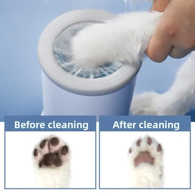 Automatic Pet Paw Cleaner | Gentle Silicone Bristles | Dogs and Cats