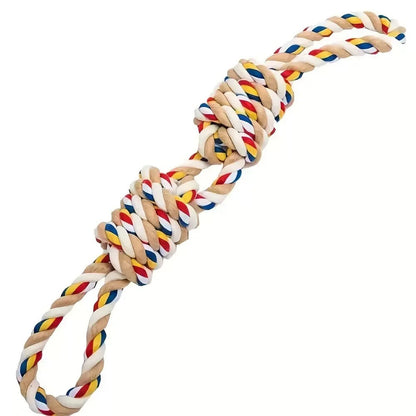 Pet Bite Rope Chew Toy | Cotton Knot | Teeth Cleaner | 60cm